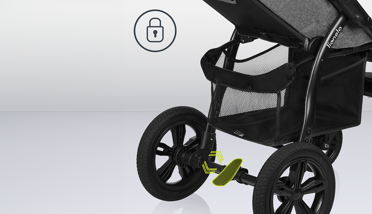 Lionelo Annet Tour Black Carbon — stroller